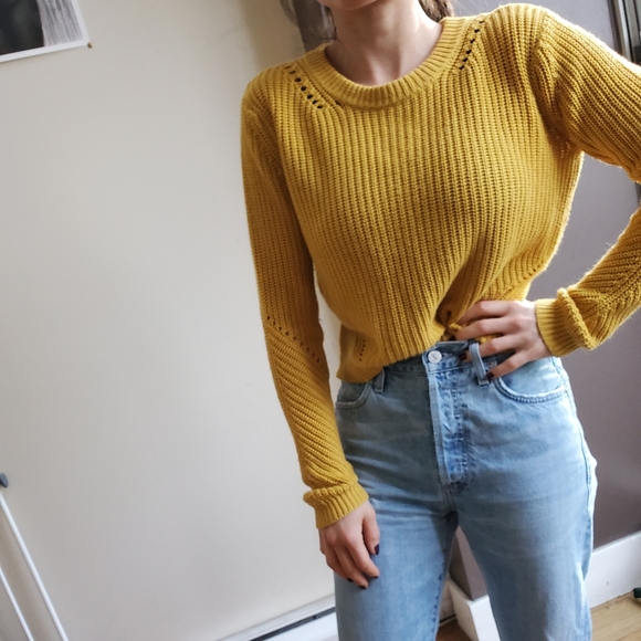 Mustard knit sweater - Picture 6 of 6